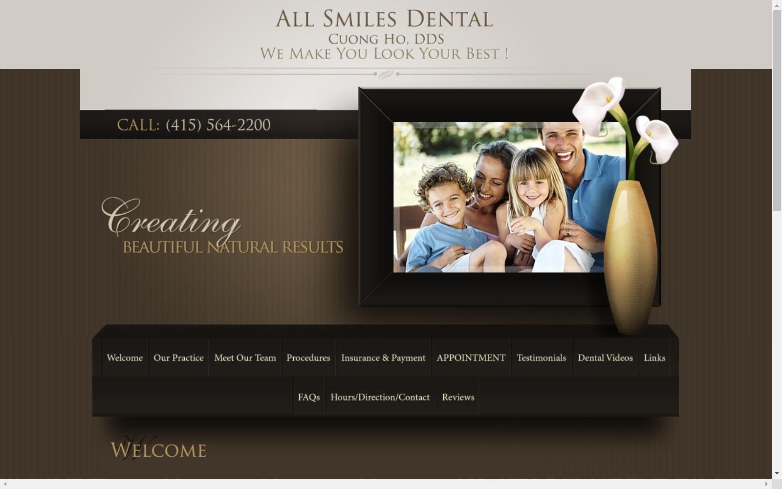 All Smiles Dental screenshot