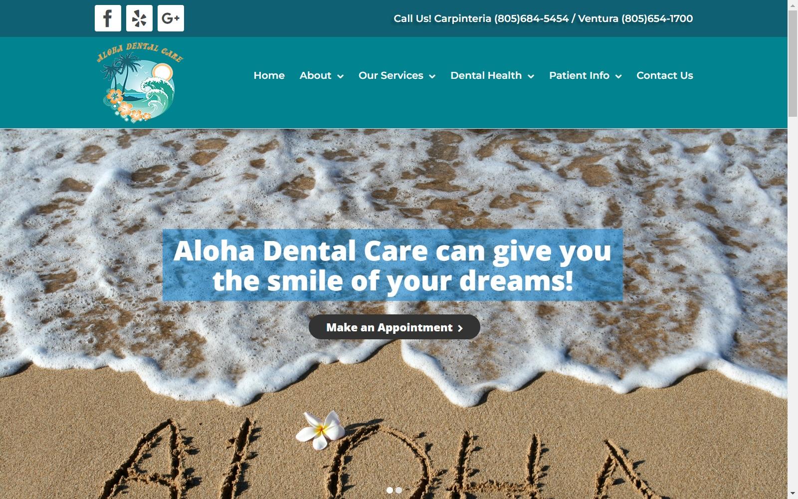 Aloha Dental Care Harrington Michael D DDS screenshot