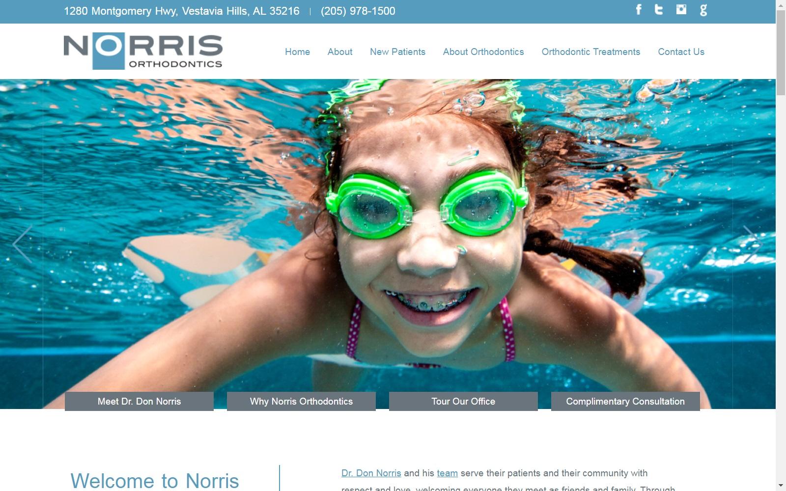 Norris Orthodontics screenshot