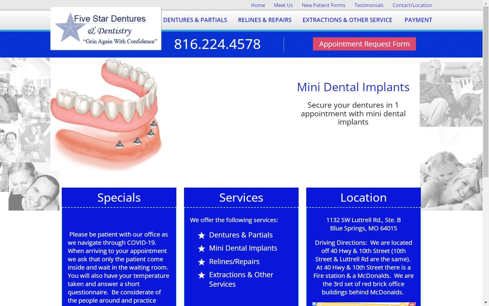 Five Star Dentures & Dentistry