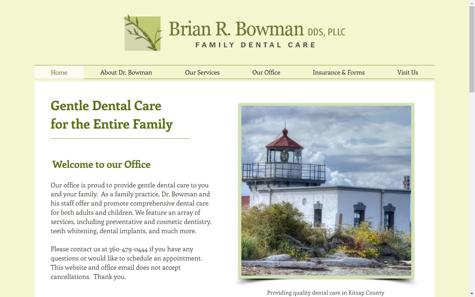 Bowman Brian R DDS screenshot