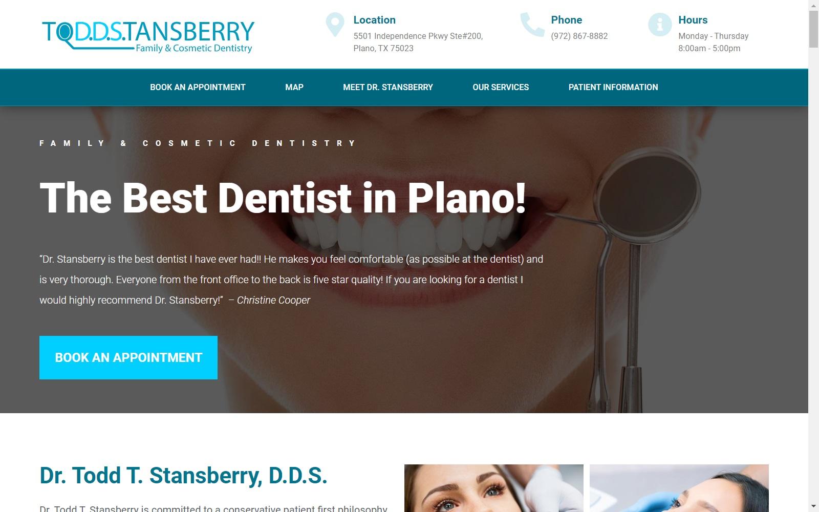 Dr. Todd T. Stansberry screenshot