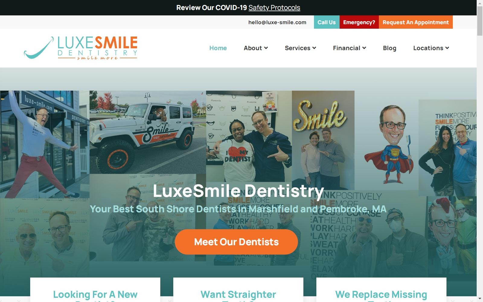 LuxeSmile Dentistry screenshot