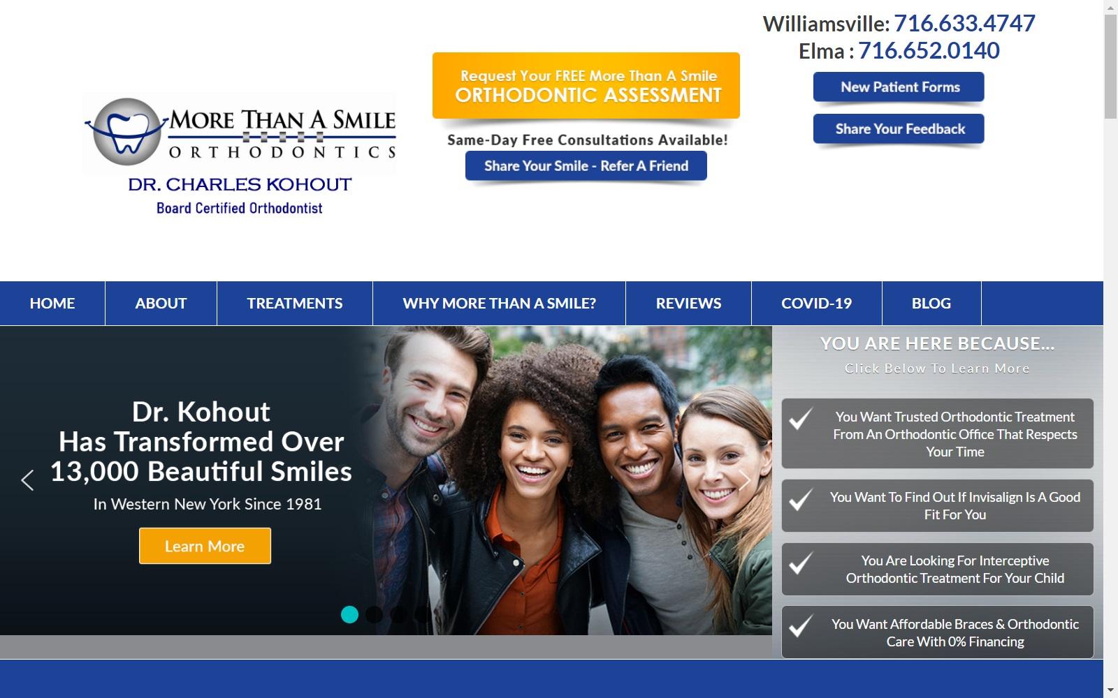Dr. Charles W. Kohout DDS screenshot