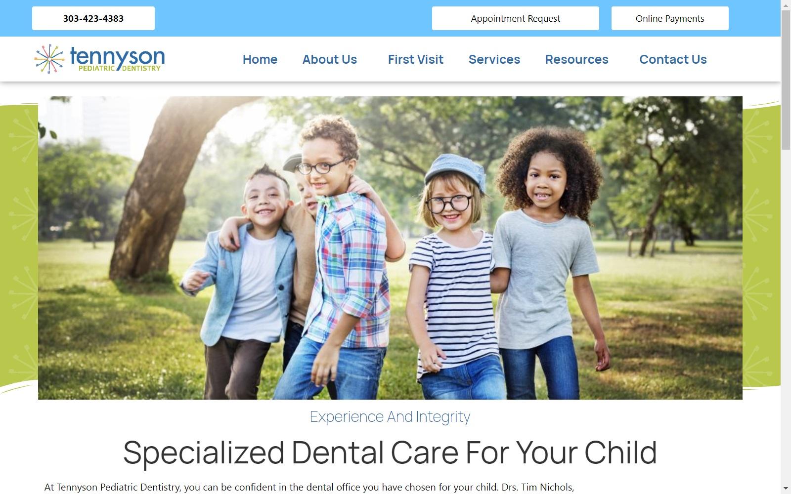 Tennyson Pediatric Dentistry screenshot