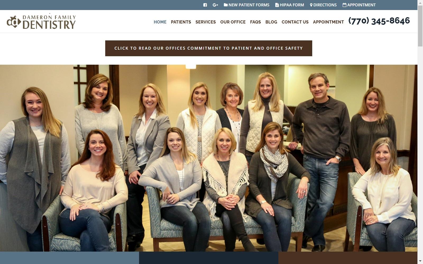 Dameron Family Dentistry screenshot