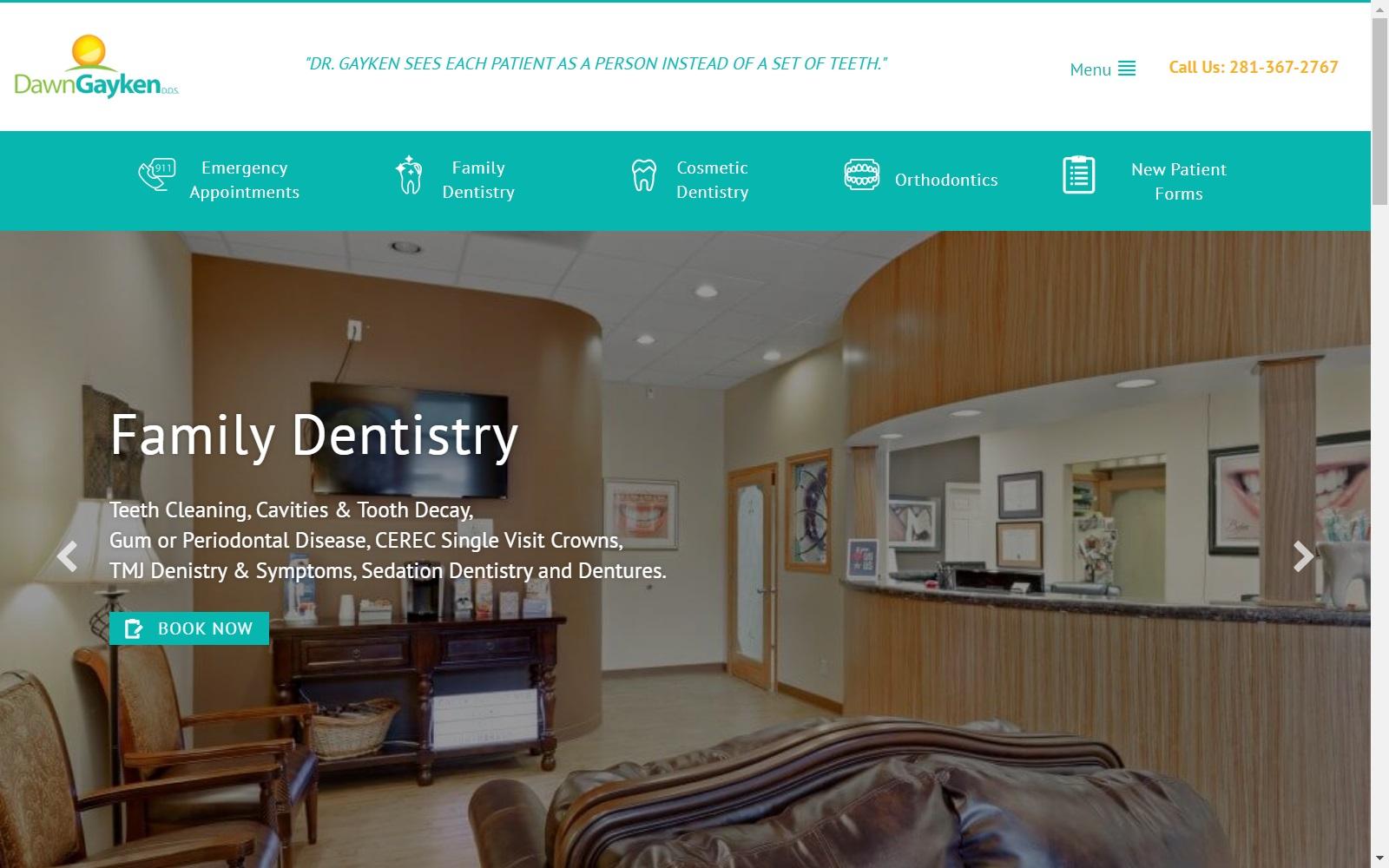 Dawn Gayken DDS screenshot
