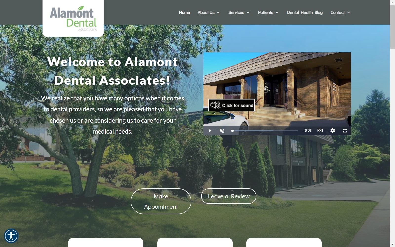 Alamont Dental Associates screenshot