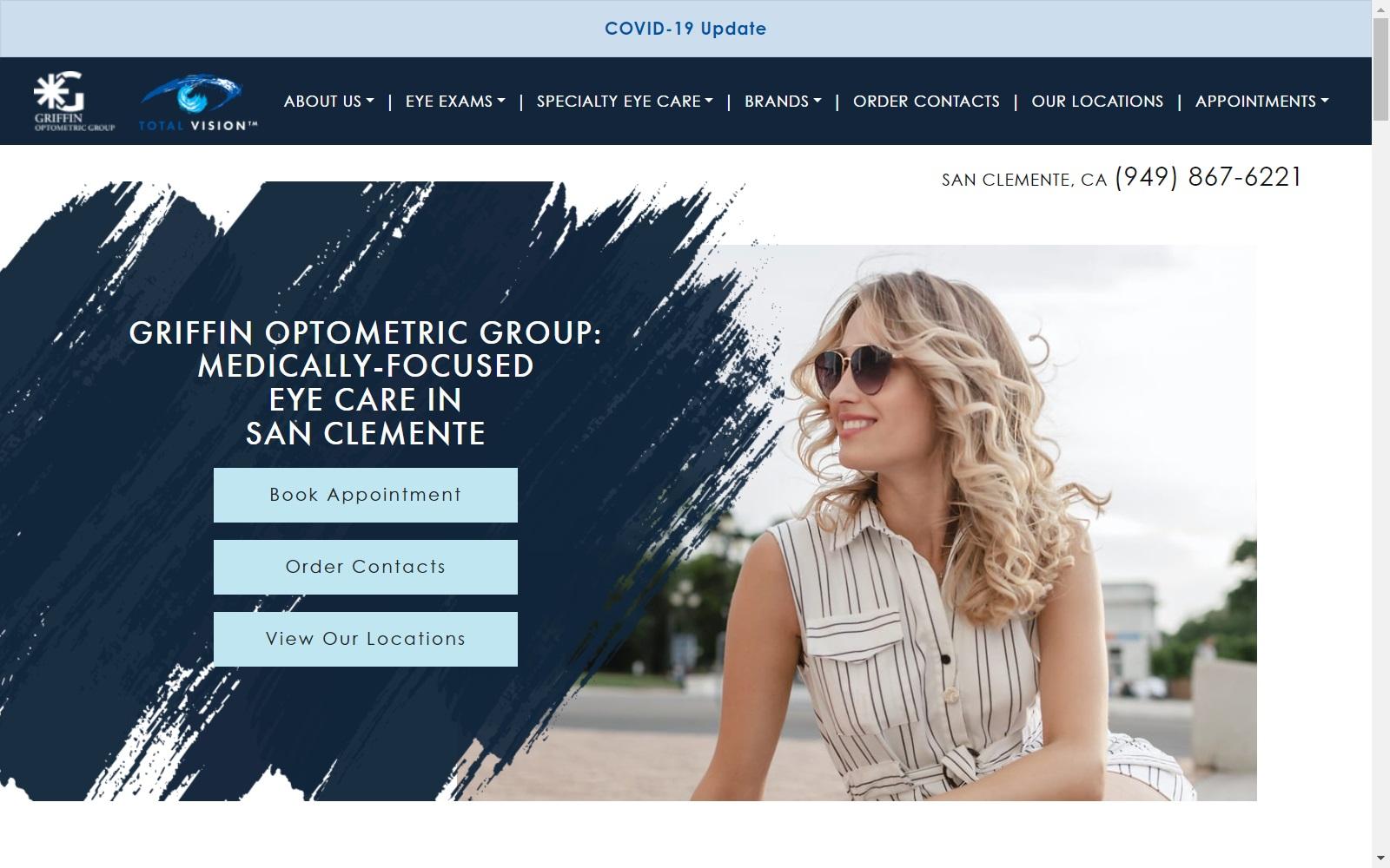 Griffin Optometric Group – San Clemente screenshot