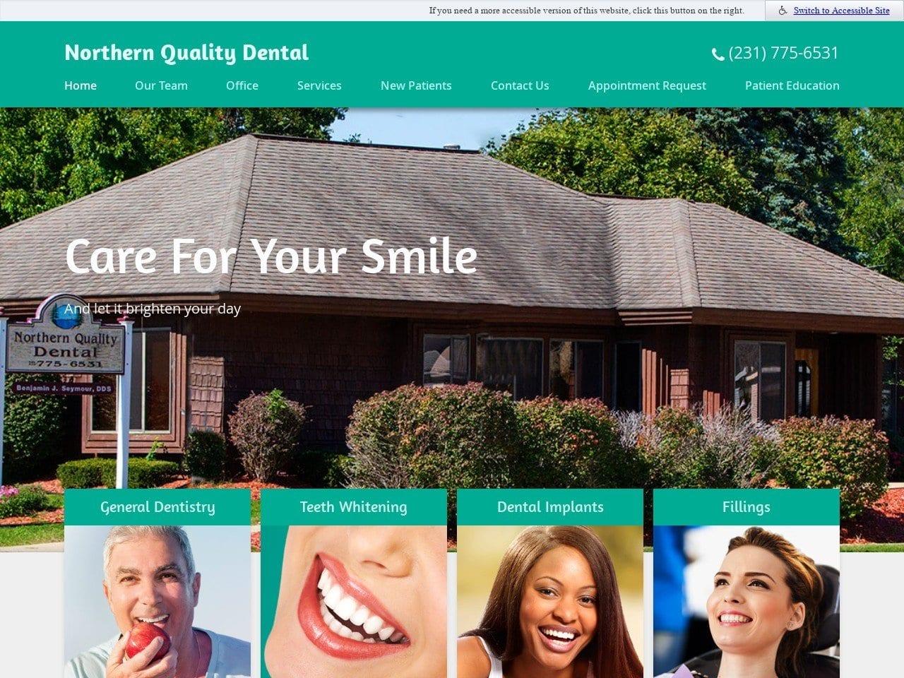 Northern Quality Dental Seymour Benjamin DDS screenshot