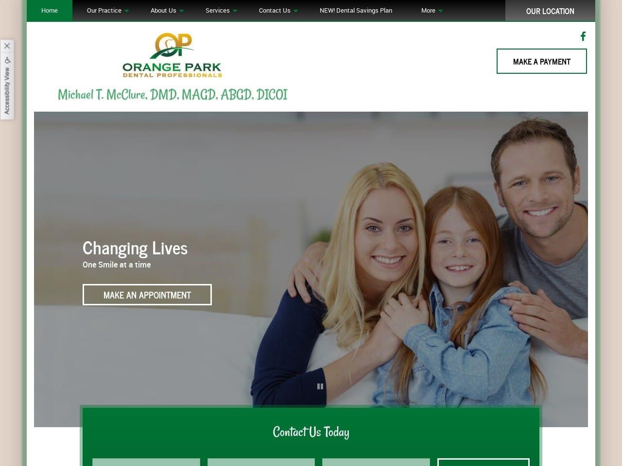Orangepark Dental screenshot