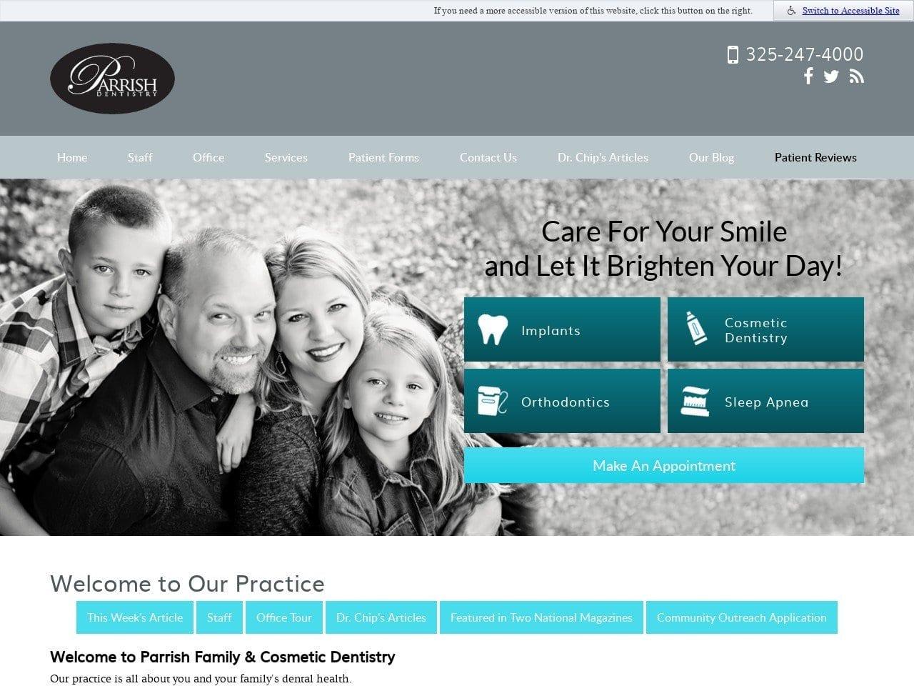 Parrish Family Dentist screenshot
