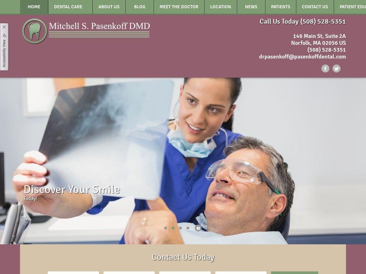 Pasenkoff Mitchell S Dmd