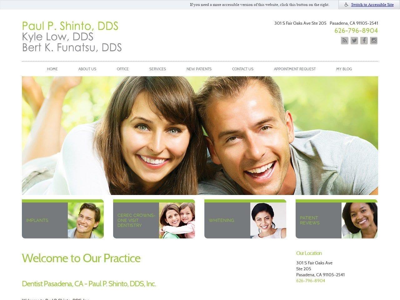 Dr. Paul P. Shinto DDS screenshot
