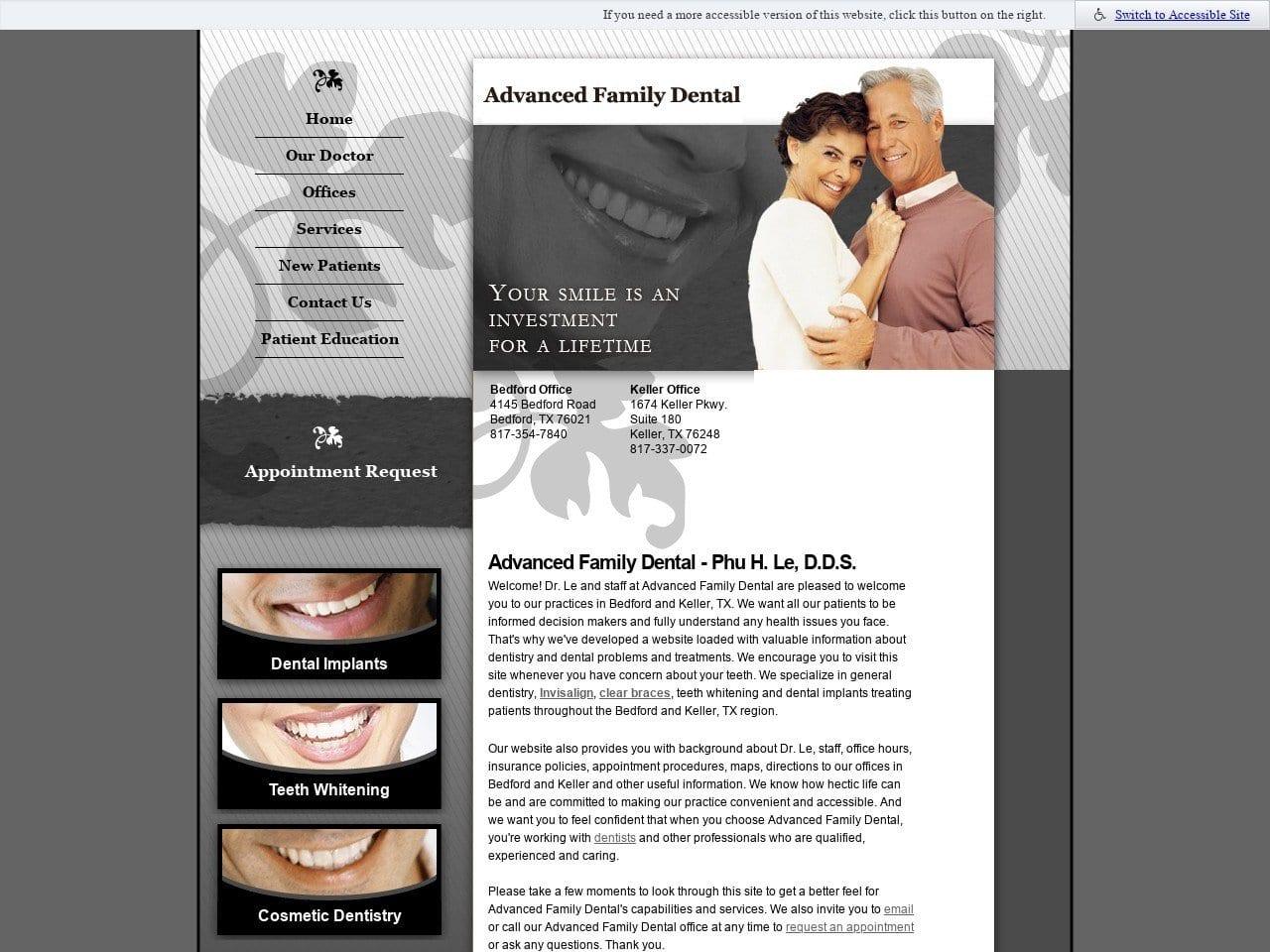 Advanced Family Dental screenshot