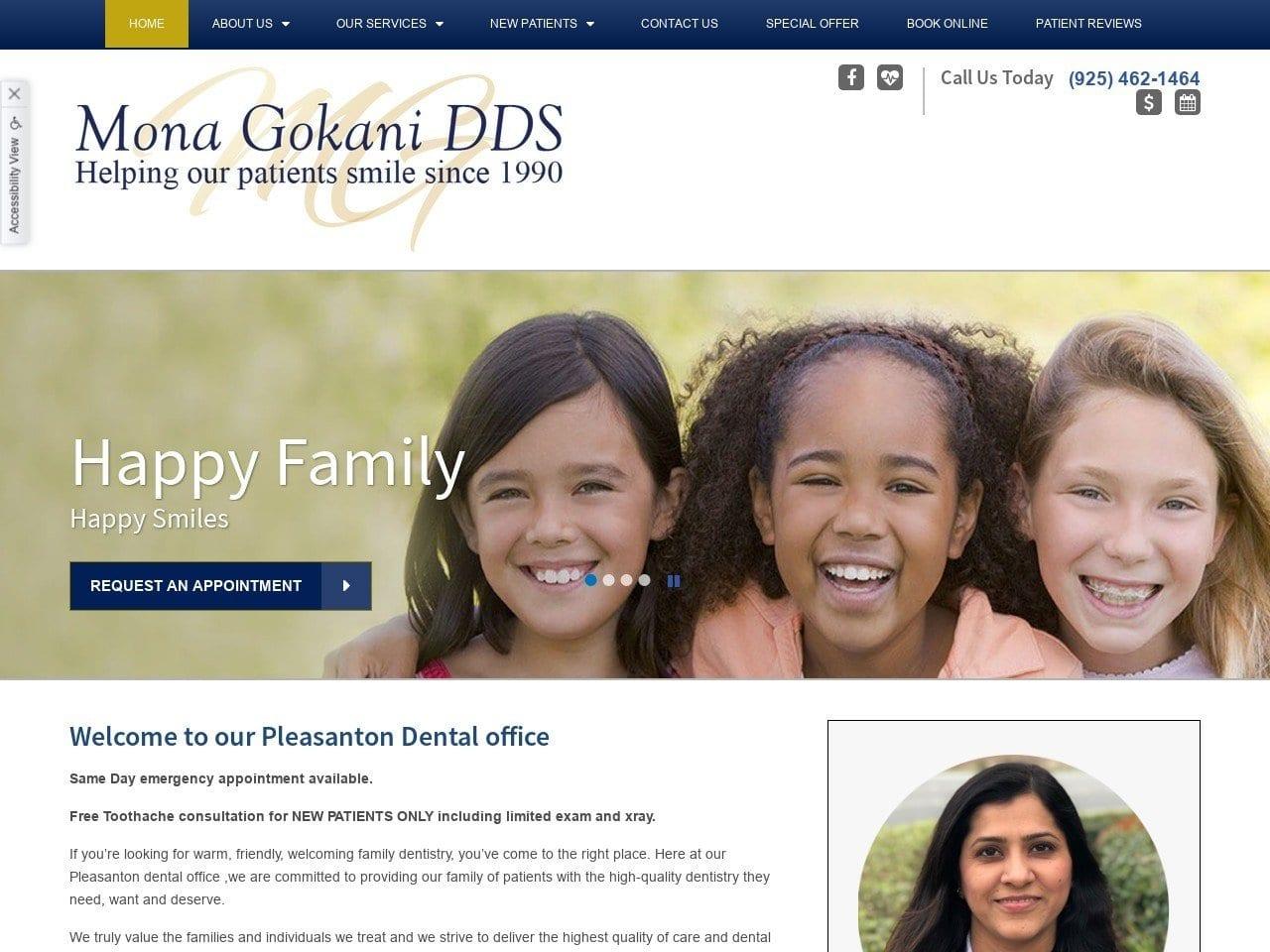 Ray Tadros DDS Pleasanton Dental Care screenshot
