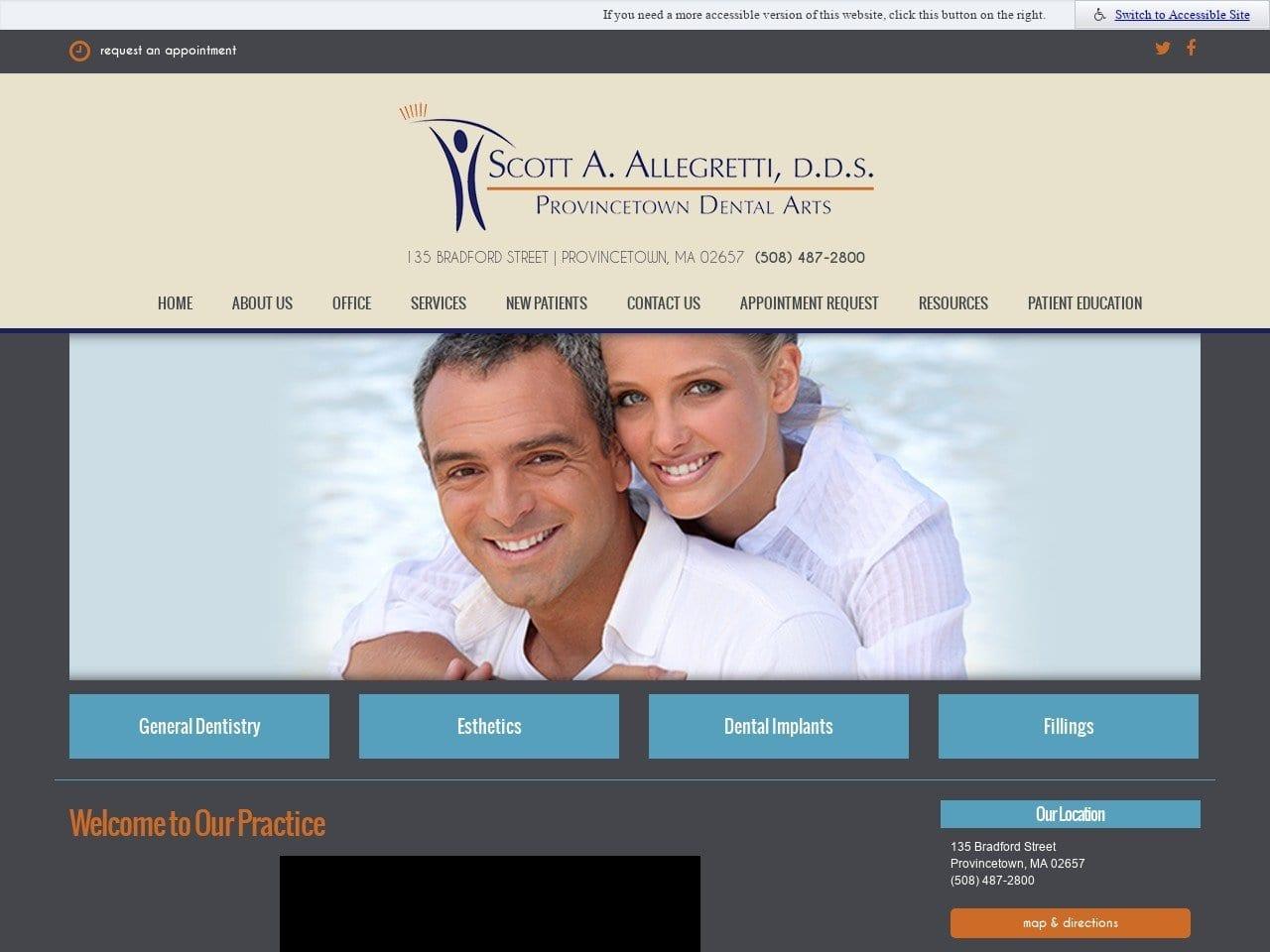 Scott A. Allegretti D.D.S. screenshot