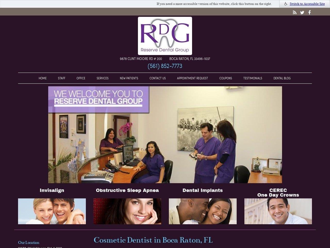 Reserve Dental Group screenshot