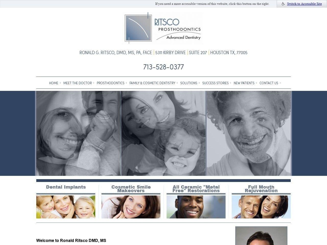 Ritsco Prosthodontics screenshot