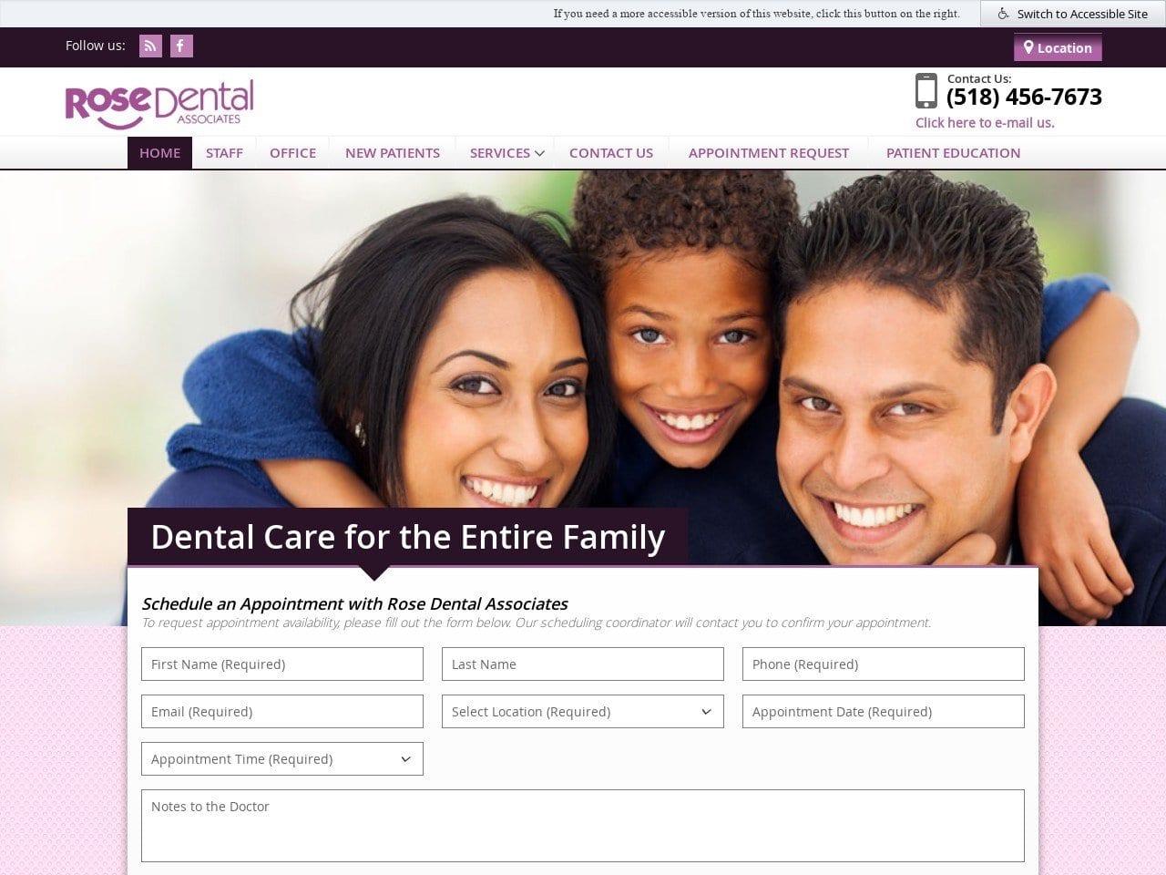 Rose Dental Associates screenshot