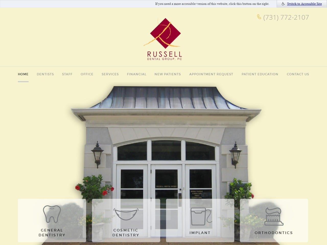 Russell Dental Group PC screenshot