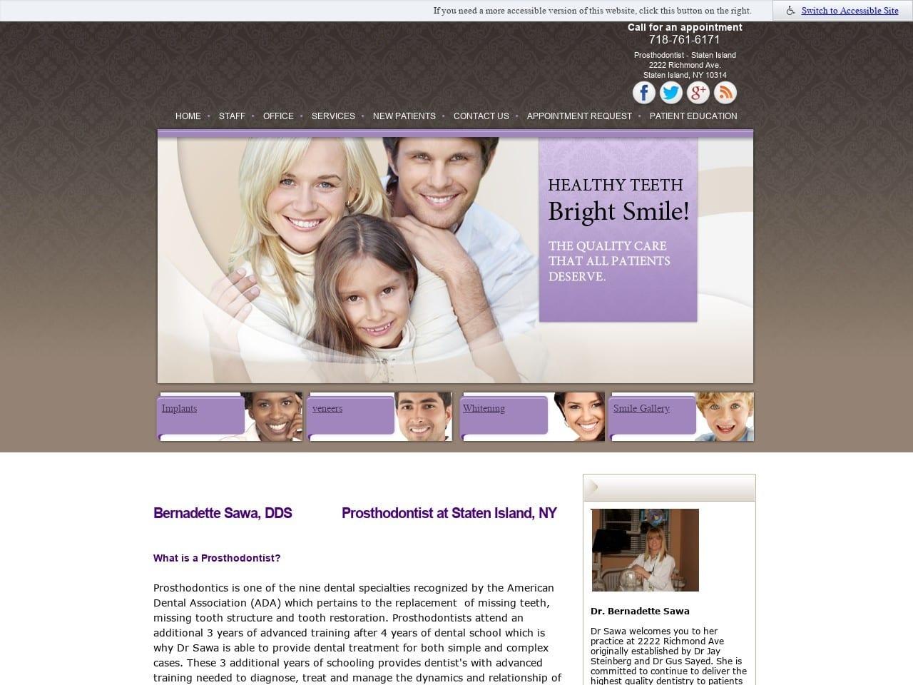 Bernadette Sawa DDS screenshot