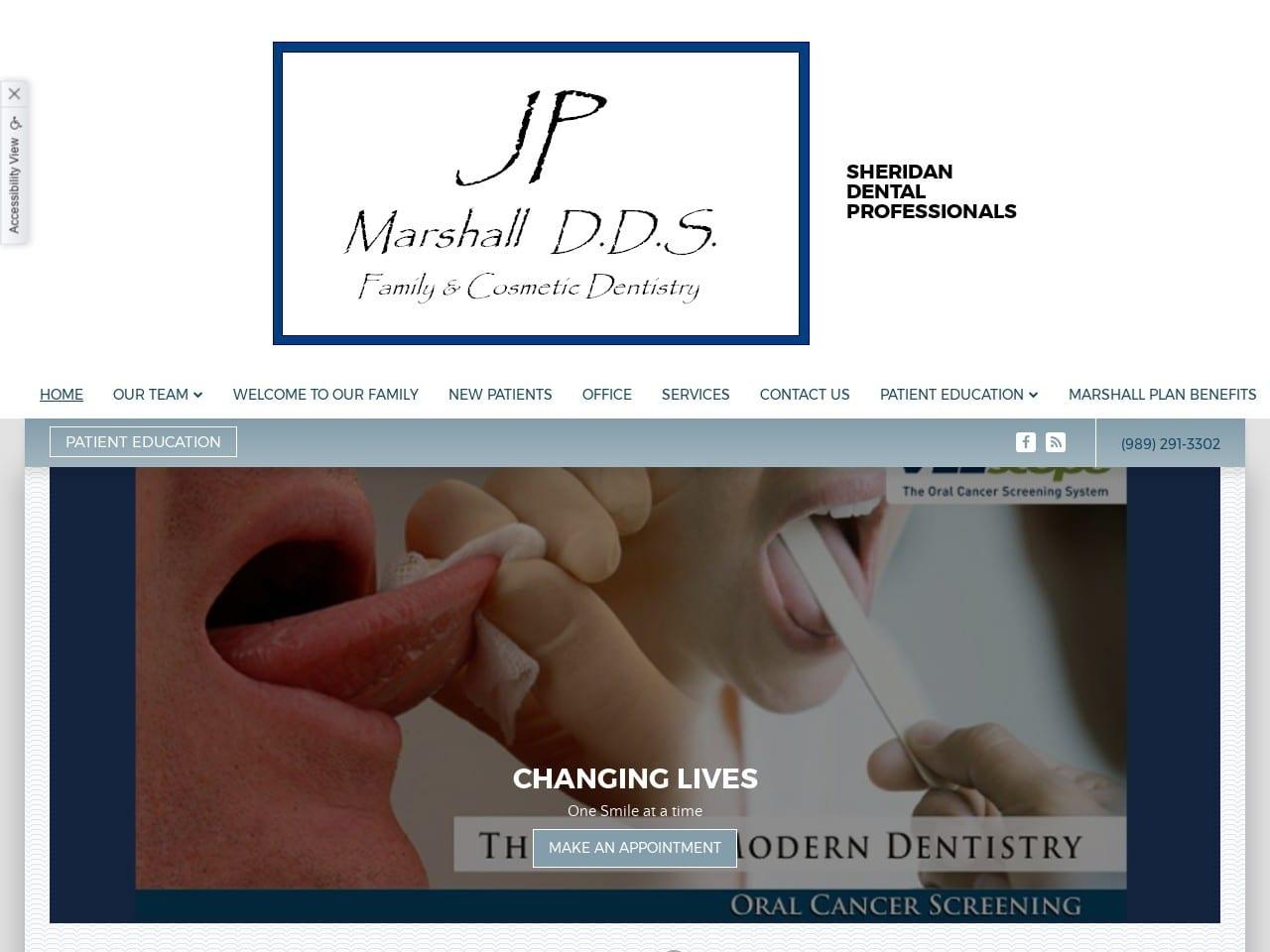 John P. Marshall DDS PC screenshot