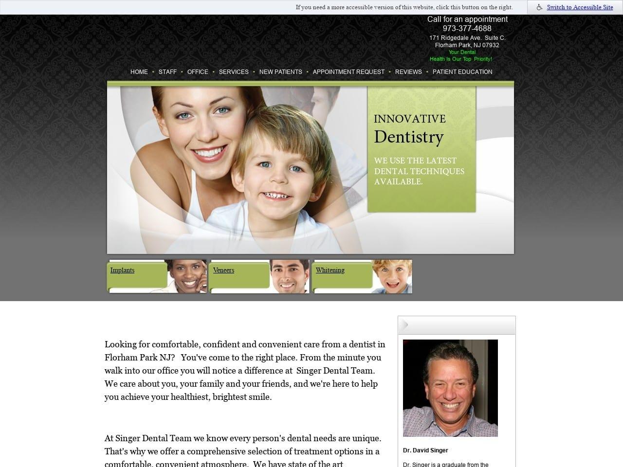 David M. Singer DDS screenshot