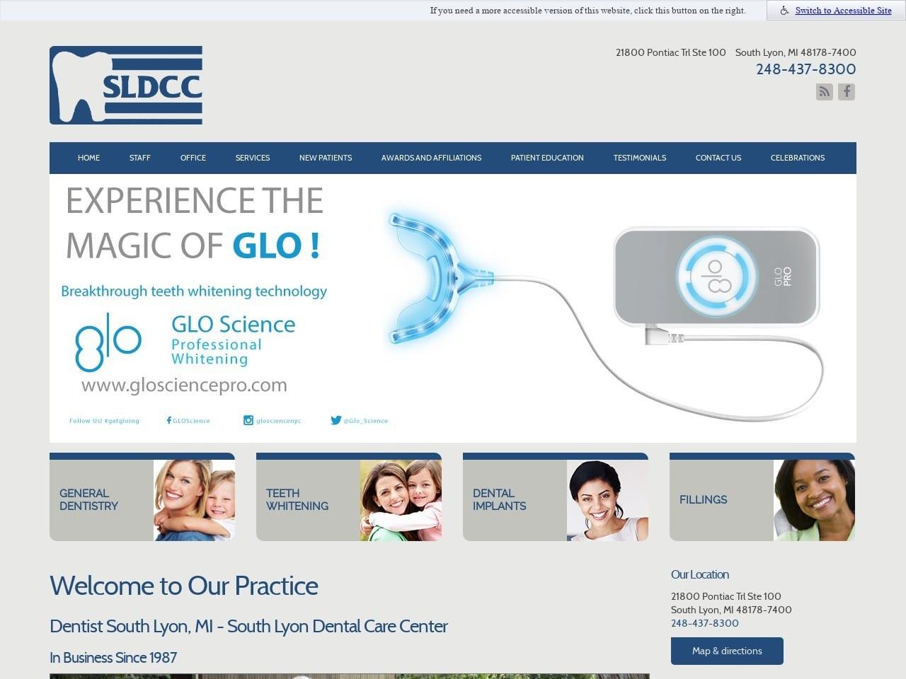 South Lyon Dental Care Center screenshot