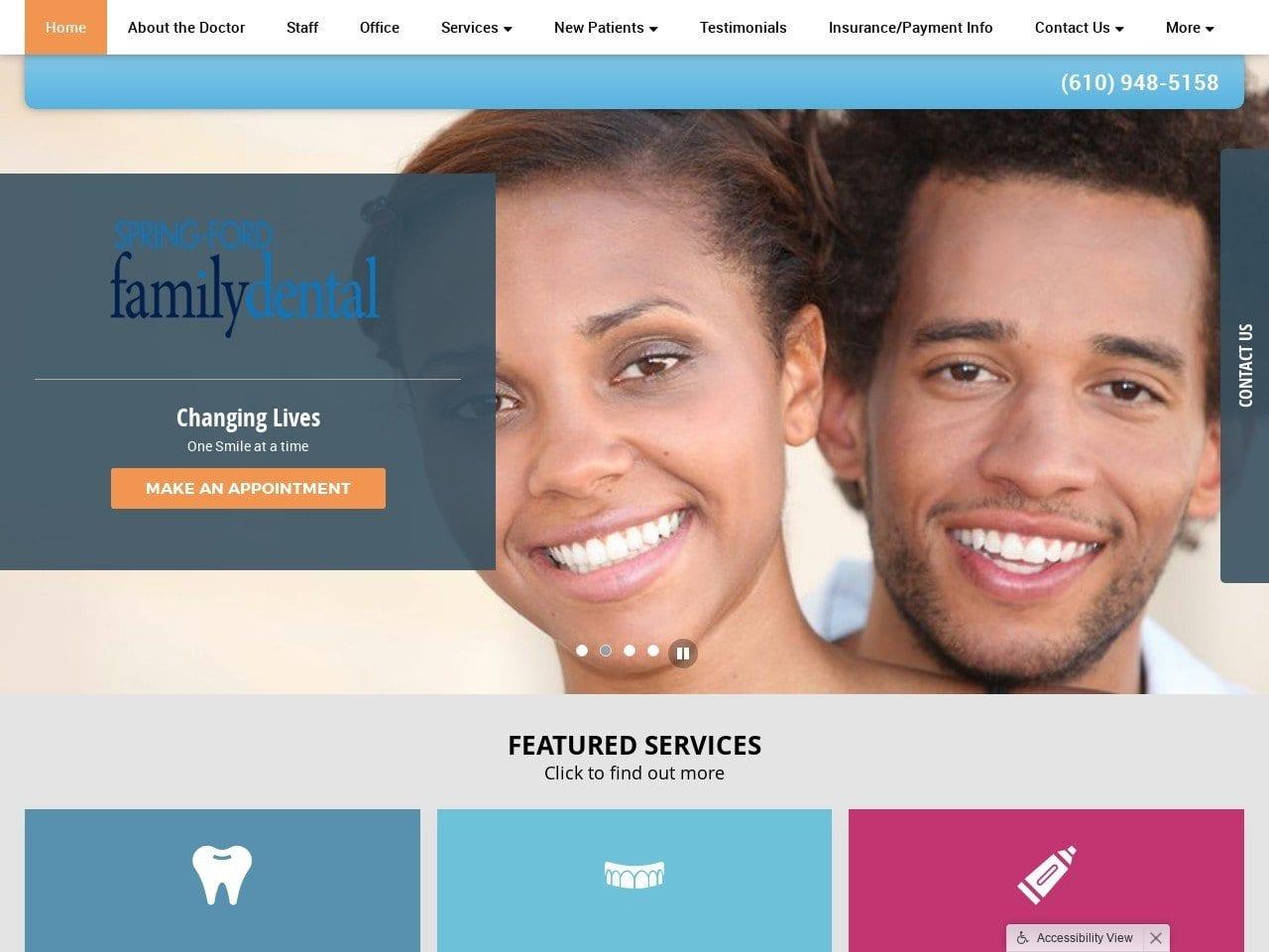 Springford Family Dental screenshot