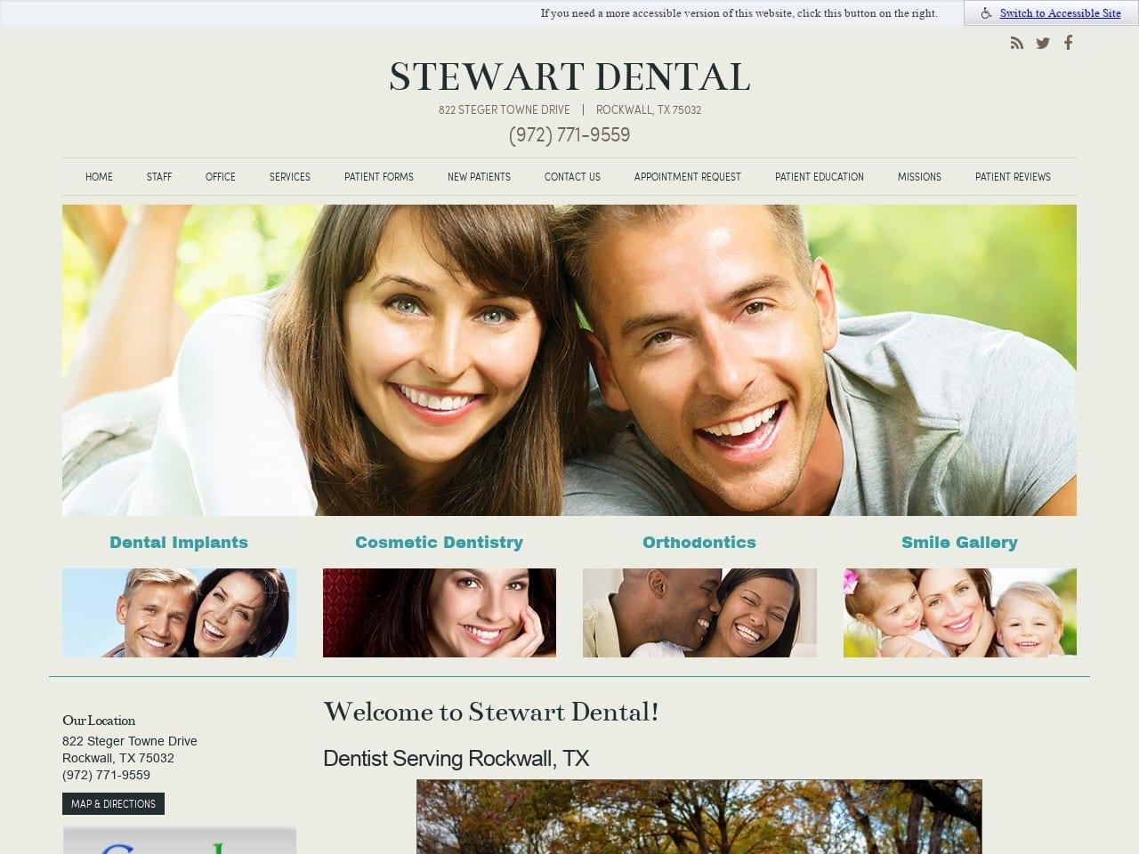 Stewart Dental screenshot