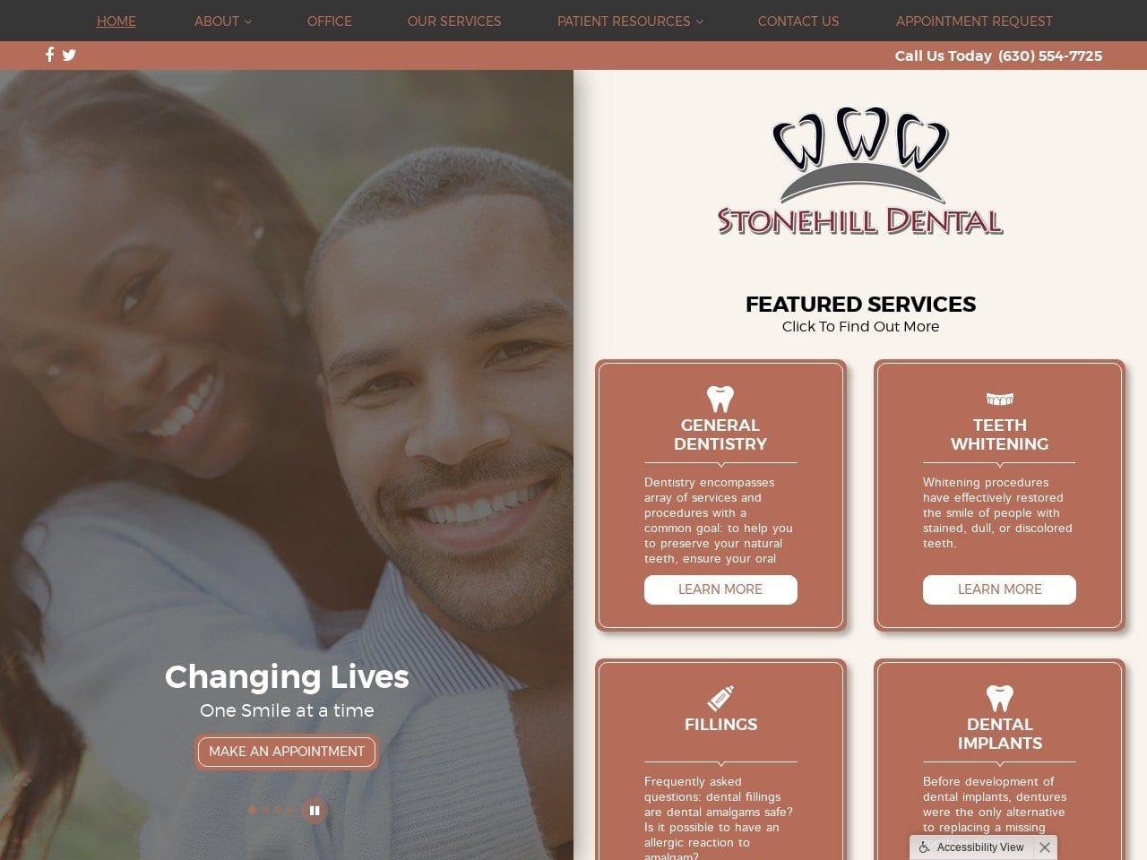 Stonehill Dental screenshot