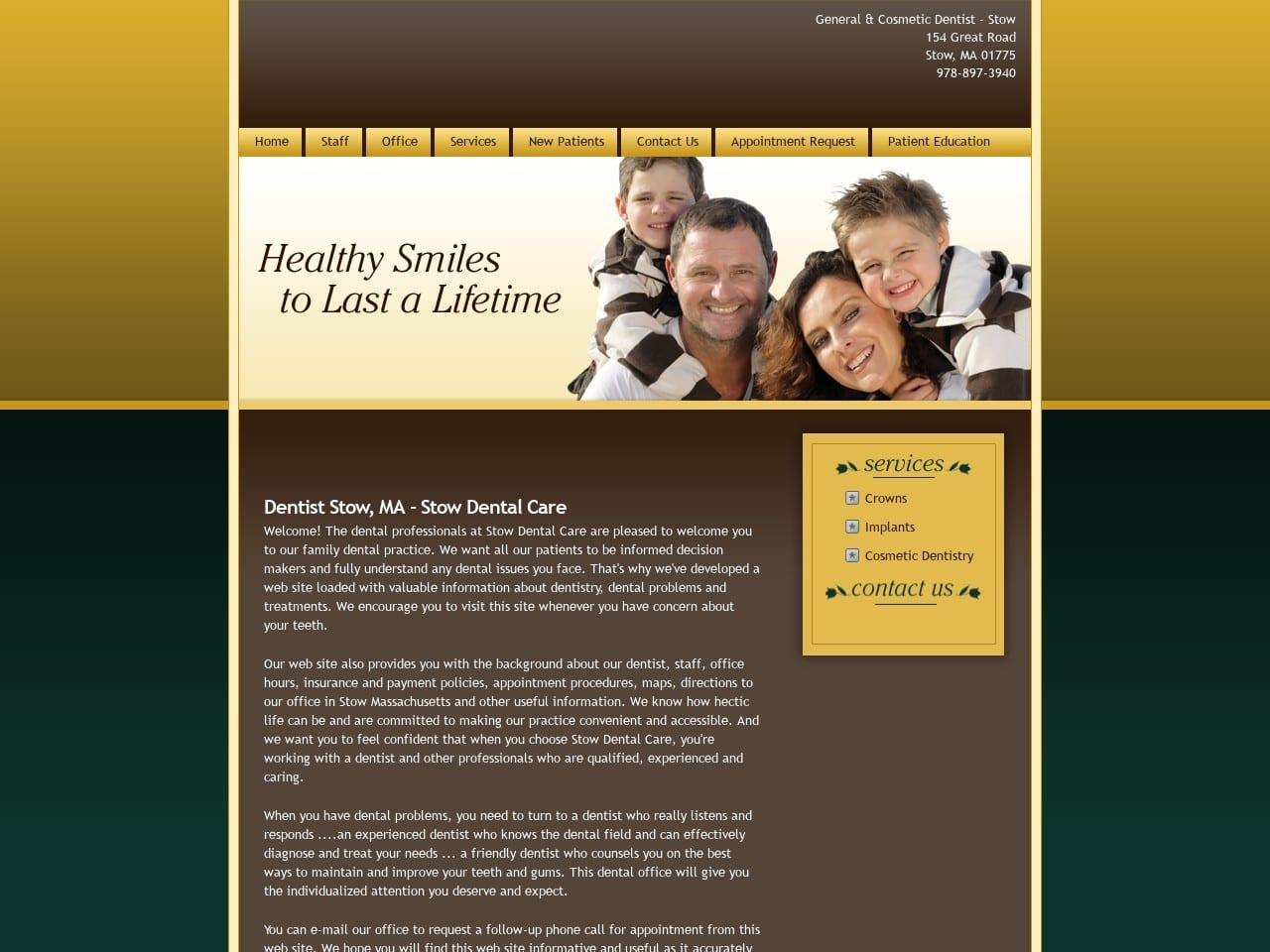 Stow Dental Care screenshot