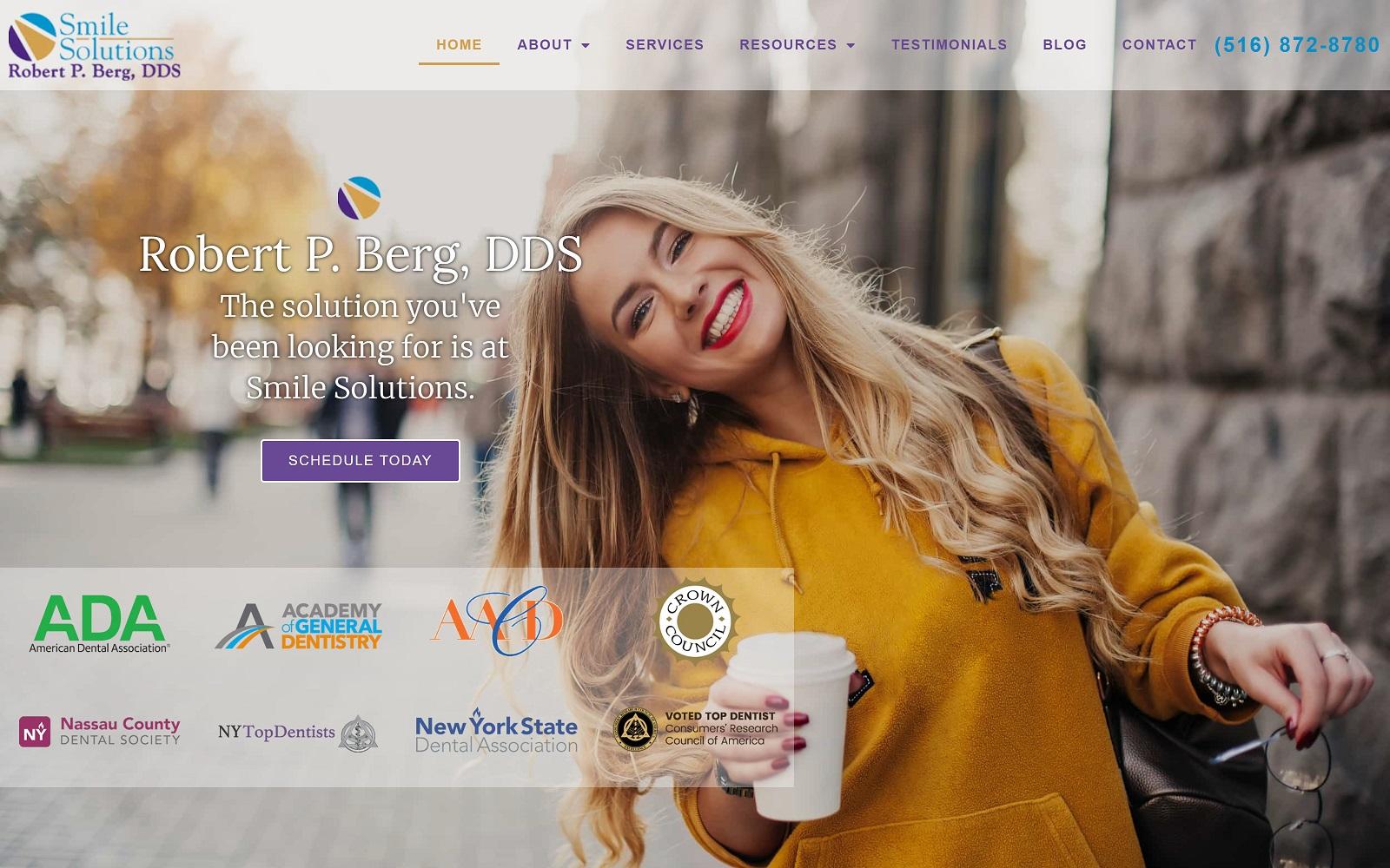 Smile Solutions: Robert P. Berg, DDS, FAGD