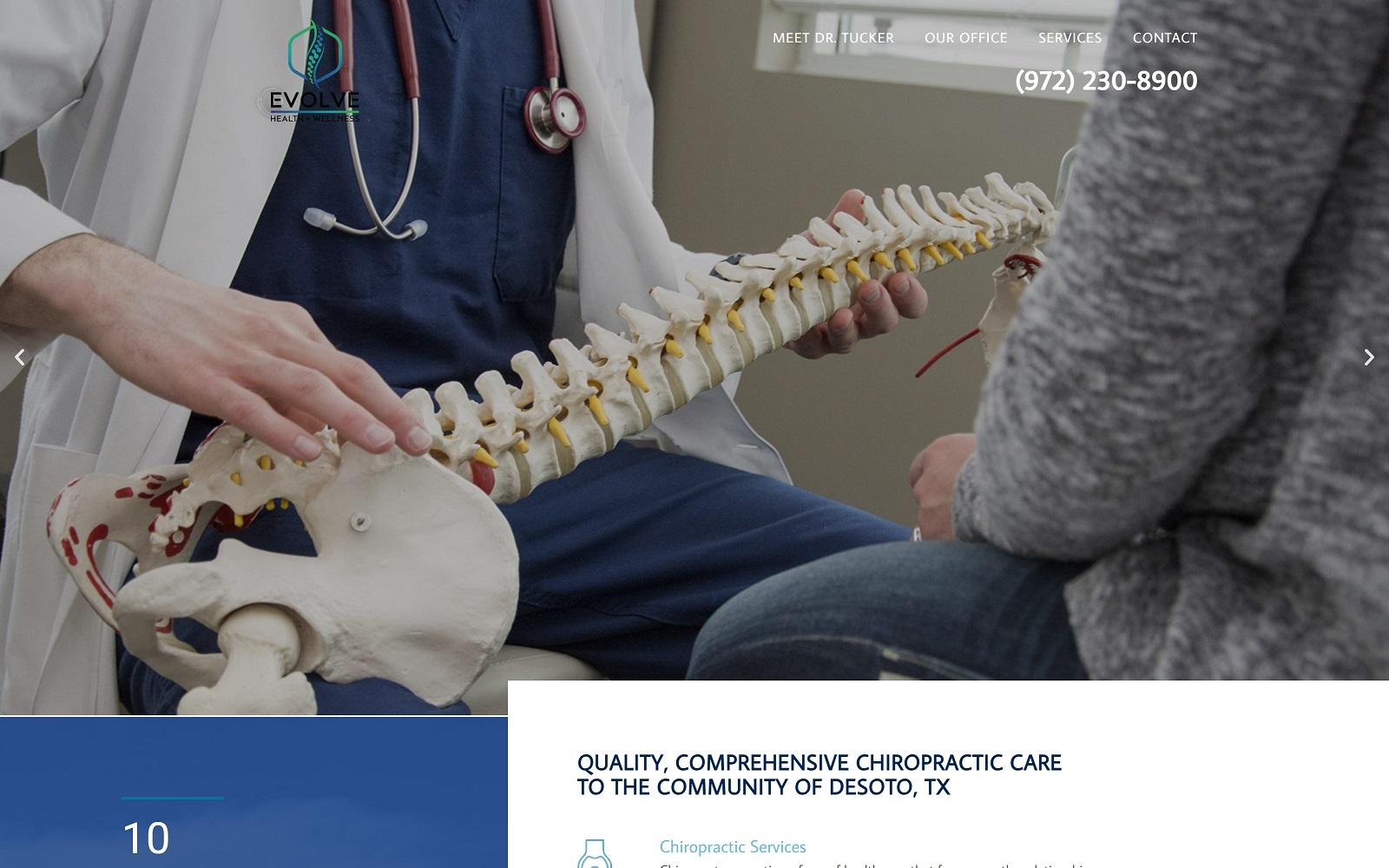 Evolve Health & Wellness Dr. Chad Tucker D.C. screenshot