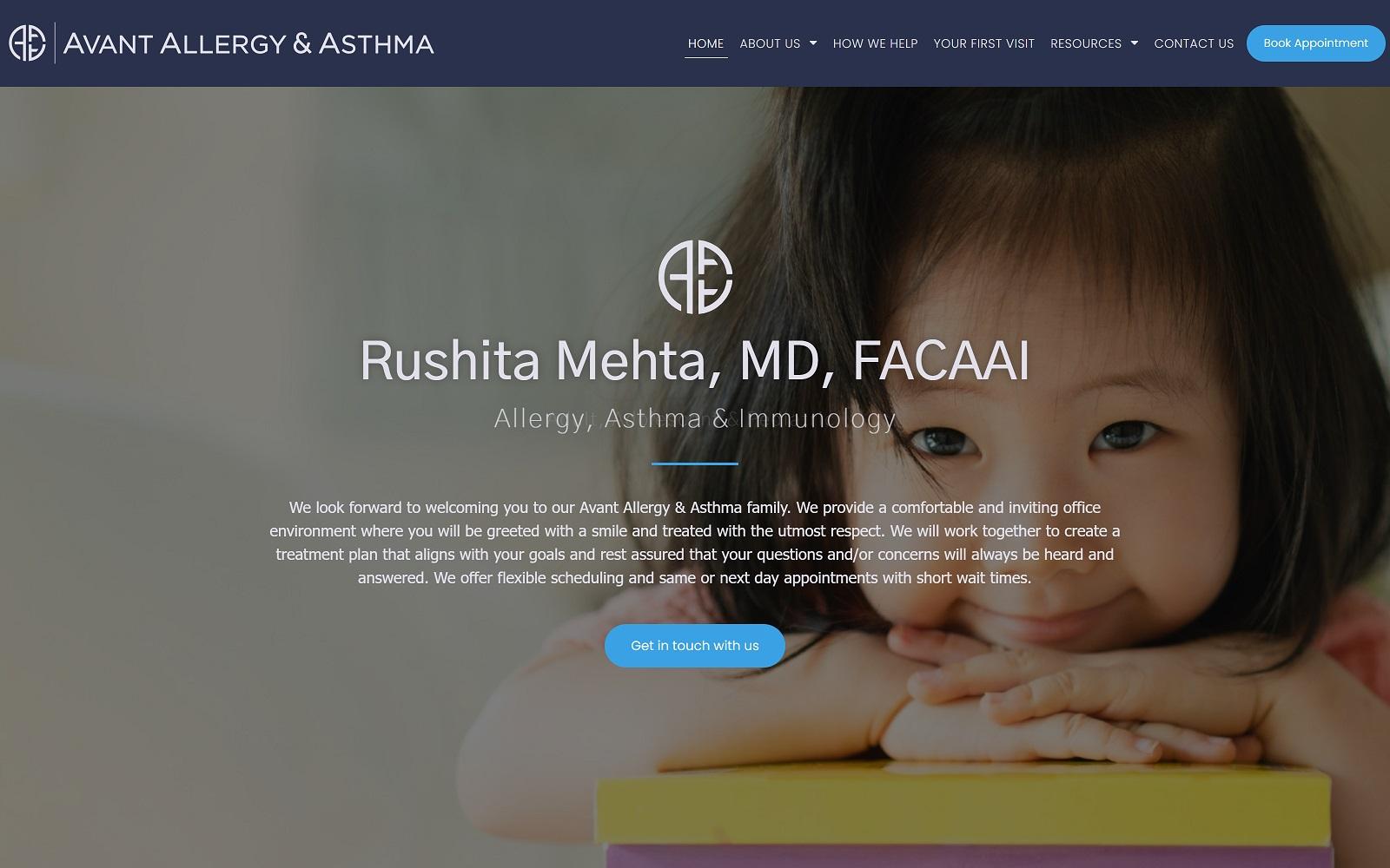 Avant Allergy & Asthma screenshot