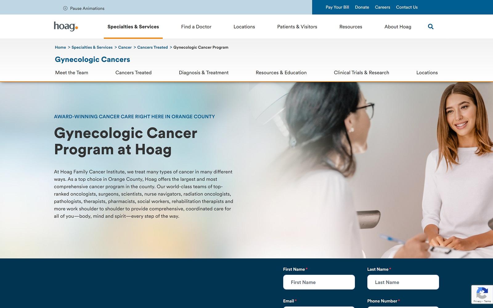 Hoag Gynecologic Oncology