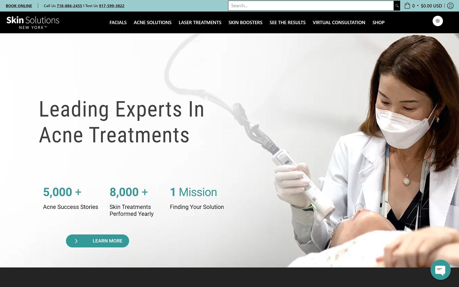Skin Solutions New York screenshot