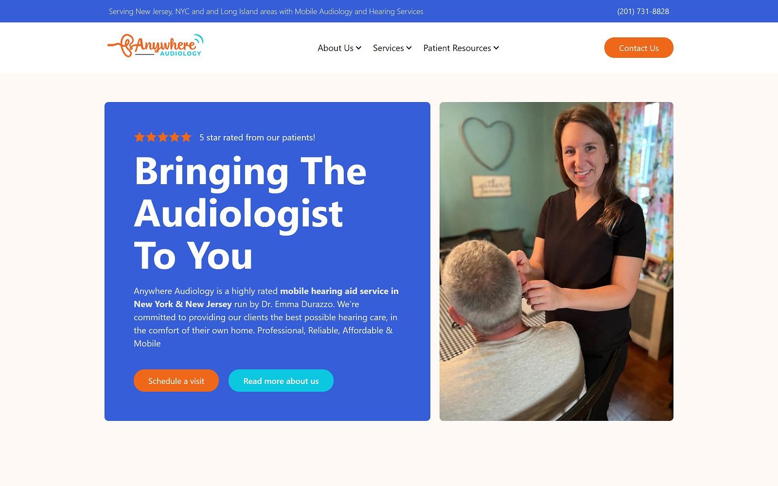 Anywhere Audiology screenshot