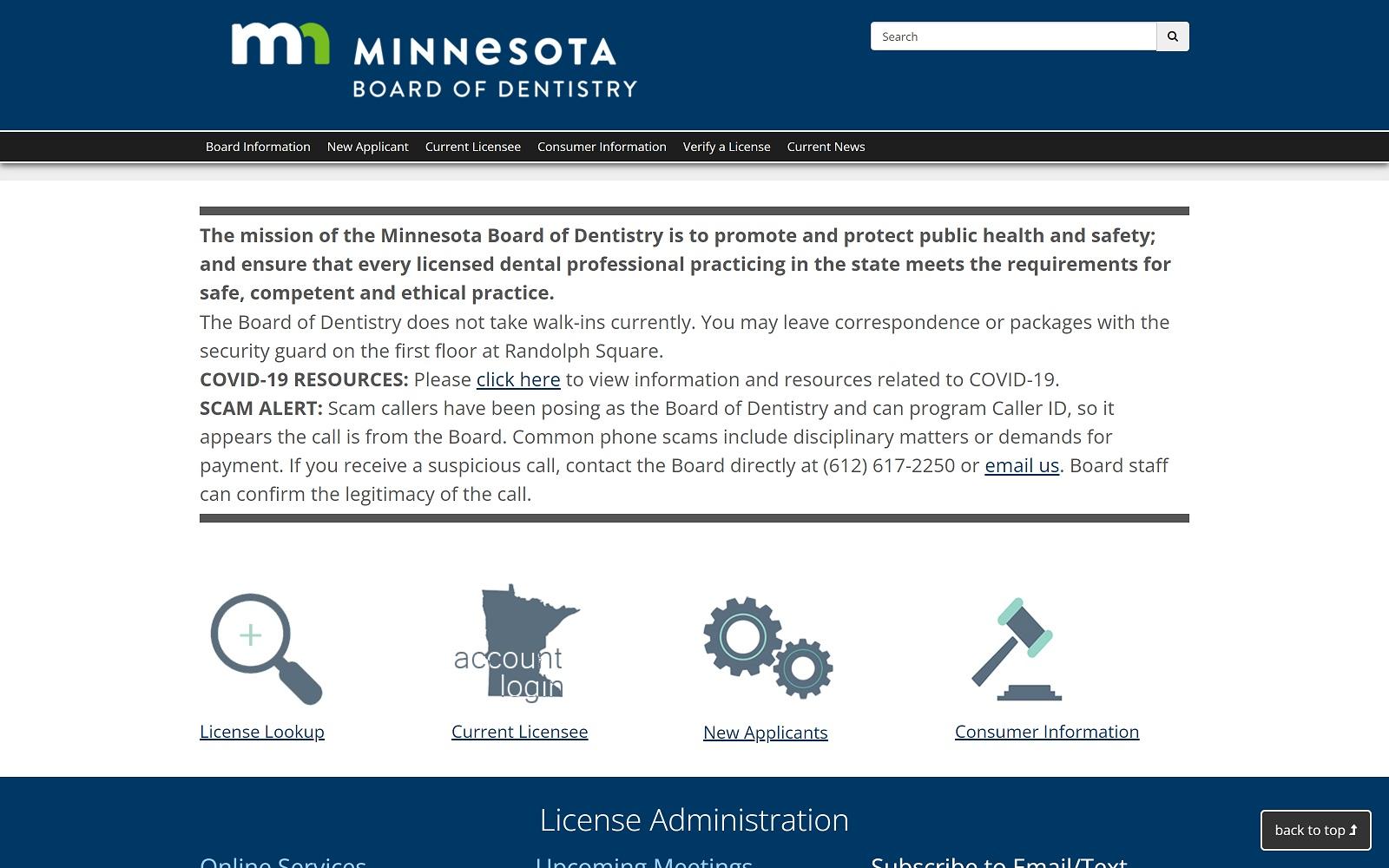 Minnesota Board of Dentistry