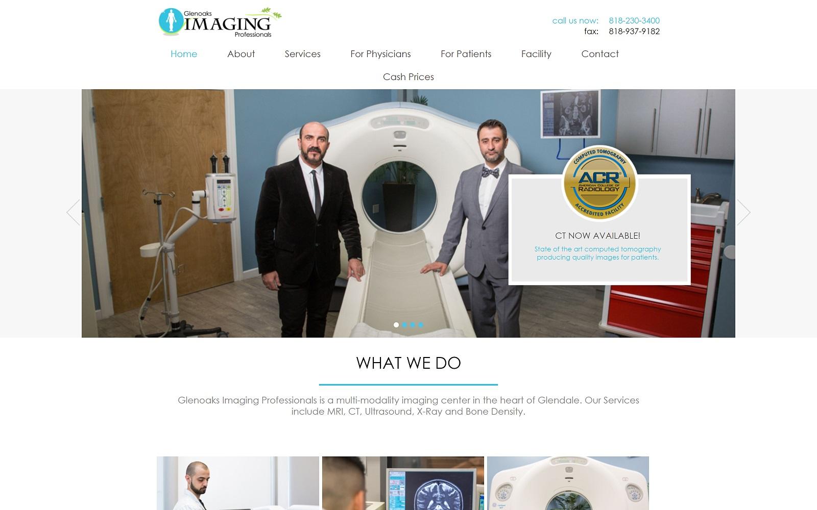 Glenoaks Imaging Professionals, Inc. screenshot