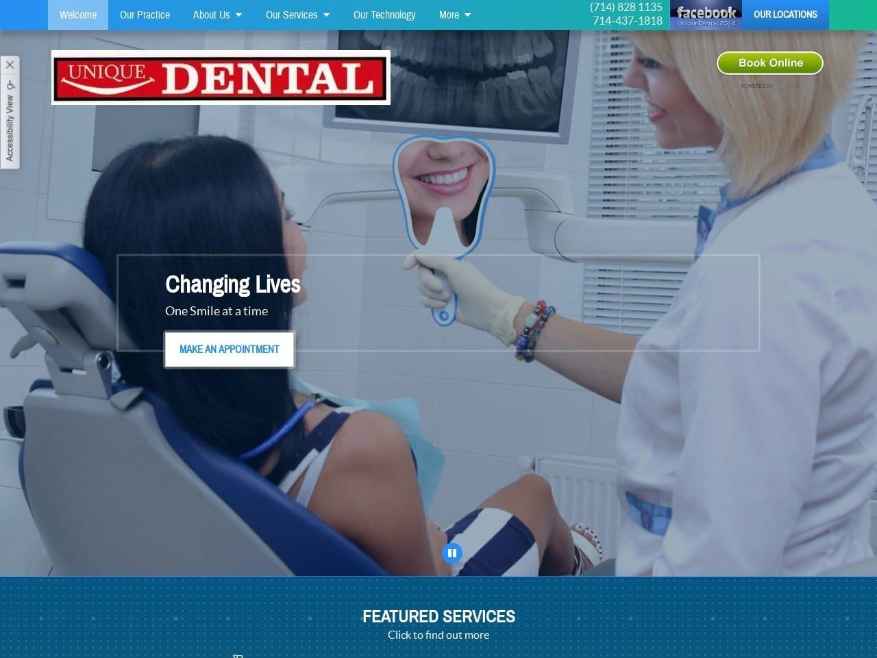 Unique Dental screenshot