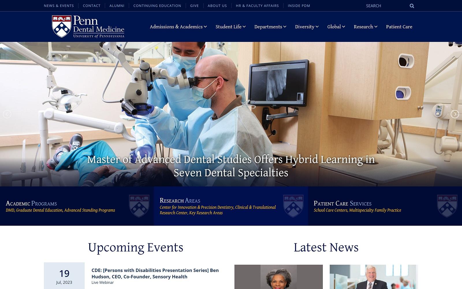 The University of Pennsylvania School of Dental Medicine