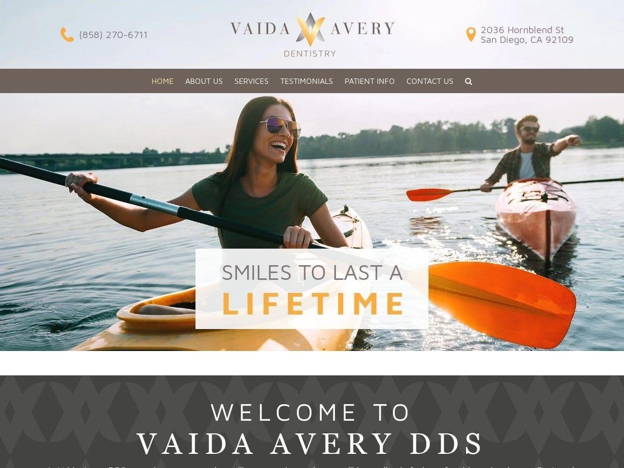 Vaida Avery DDS screenshot