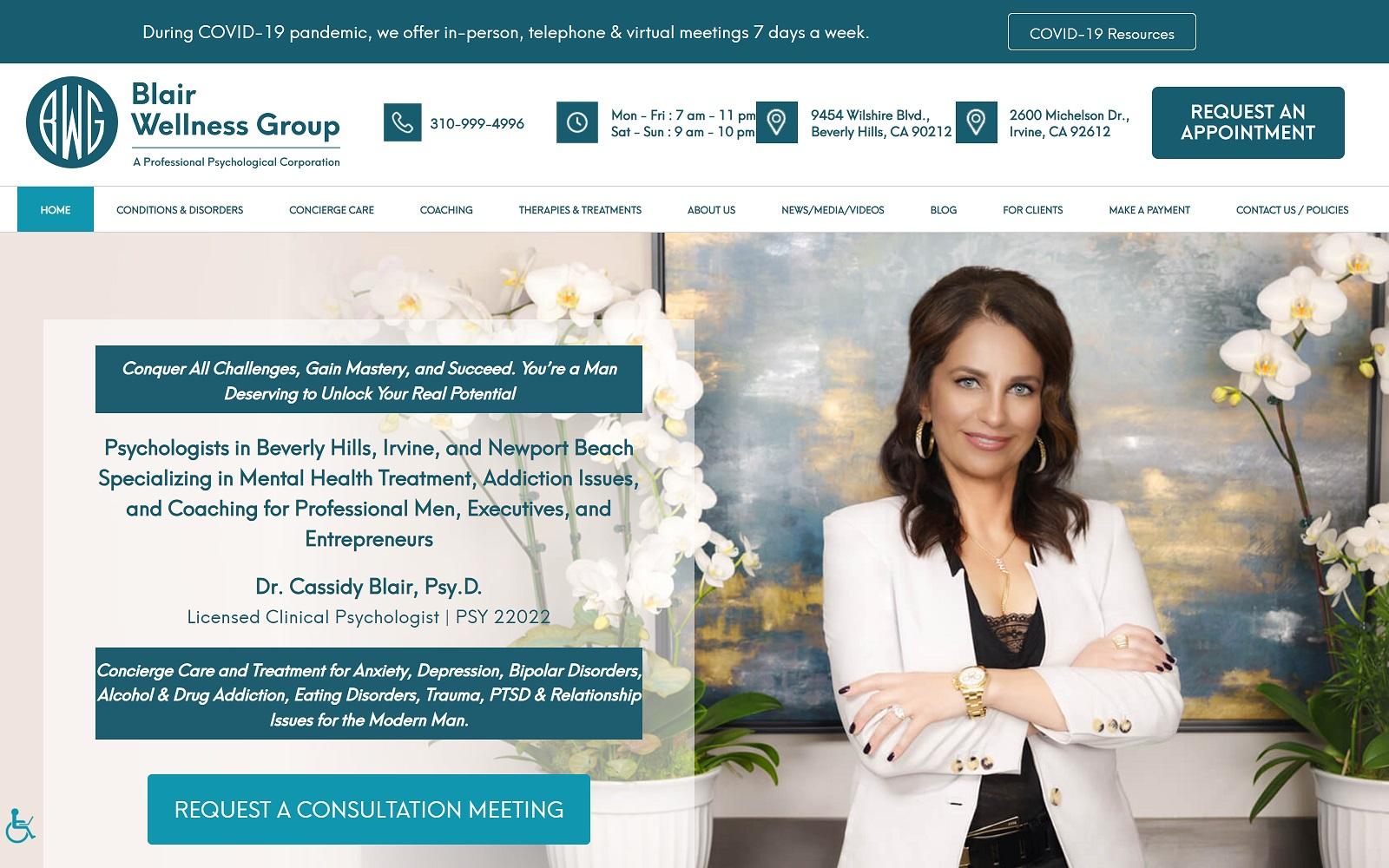 Dr. Cassidy Blair - Licensed Psychologist