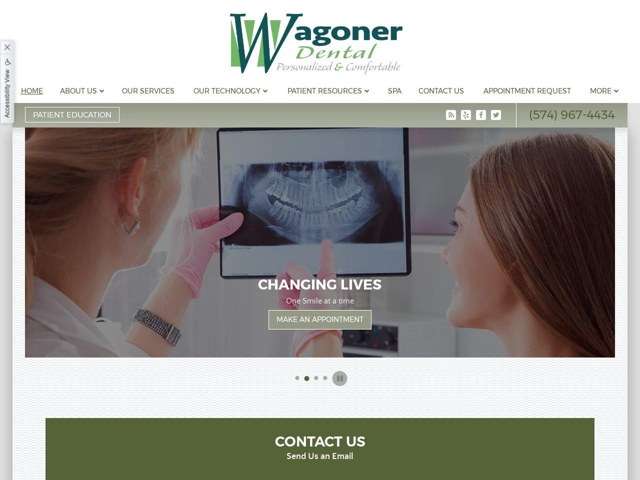 Drs. Wagoner Dentist screenshot