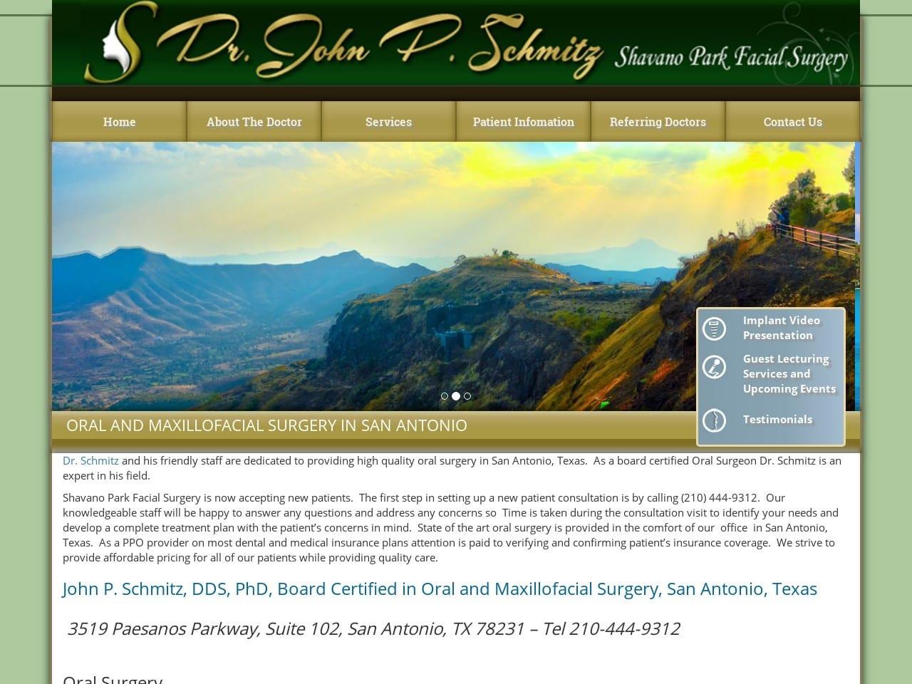 John P Schmitz DDS PhD screenshot