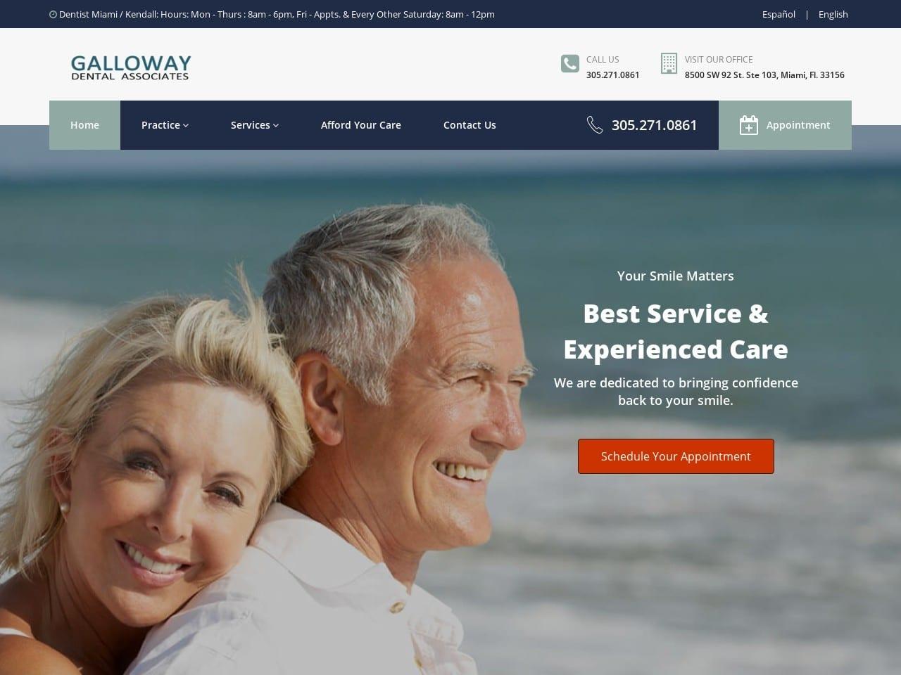 Galloway Dental Associates screenshot
