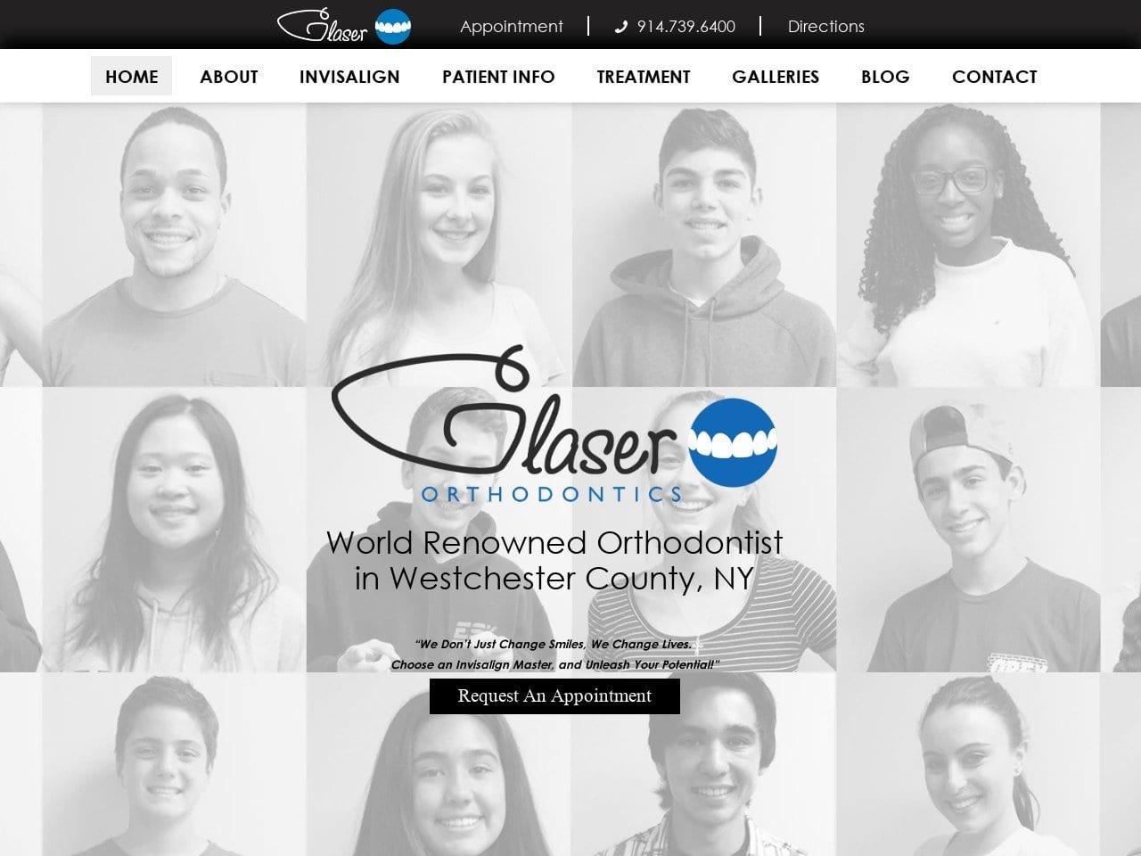 Glaser Orthodontics screenshot