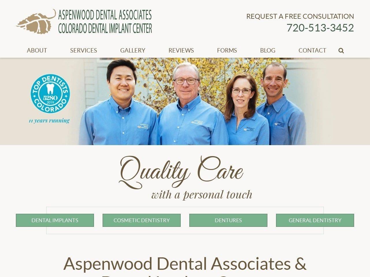 Aspenwood Dental Associates & Colorado Dental Im screenshot